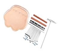 UTHCLO 17 Keys Kalimba Thumb Piano Set with Acrylic and Metal Materials, Easy to Assemble and Learn, Portable Mini African Finger Piano for Professionals