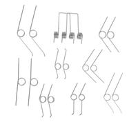 UTHCLO 18Pcs Small Torsional Springs for Trash Can Lid Replacement Metal Elastic Springs for Flipping Garbage Bin Lid Repair Stable Compatibility with Various Models