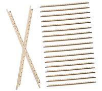 UTHCLO 19pcs White Copper Guitar Fret Wires Classical Electric Guitar Replacement Lines Easy Installation for Beginners and Luthier Tools