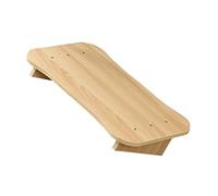 UTHCLO 1pc Wood Feet Rest Stool Multipurpose Stepping Foot Stool for Office Home Lightweight Design for Comfort and Convenience for Desk Use and Shoelace Tying Classic Wood Color