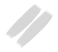 UTHCLO 1set Mosquito Arm Sleeves with Breathable Polyester Netting for Summer Bug Protection, Comfortable and Efficient Cover for Outdoor Hiking and Travel, White 2pcs