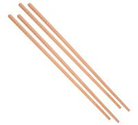 UTHCLO 2 Pairs 33Cm Long Wood Chopsticks for Cooking and Hot Pot, Beech Wood Extended Chopsticks for Noodles and Frying, Kitchen Utensils for Home and Restaurant
