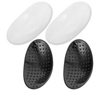 UTHCLO 2 Pairs Silicone Shoulder Push Up Pads for Women Convenient Cushion Inserts Non-Slip Reusable Enhancer for Suit and Sweater Shoulder Broadening and Shaping Pads