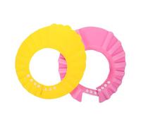 UTHCLO 2 Pcs Baby Bath Head Shield Adjustable Size Thickened Pe Material Comfortable Fit Assorted Colour Toddler Hair Washing and Bathing Visor
