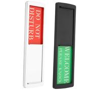 UTHCLO 2 pcs Do Not Disturb Magnetic Slider Privacy Indicator Signs for Office Home Conference Clear Reminder with Eye-catching Design Lightweight and Easy to Use