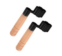 UTHCLO 2 Pcs Ergonomic Wooden Handle Guitar String Winder Rapid Acoustic Electric String Changing Tool with Pin Puller for Guitar Maintenance and Bass Replacement