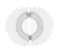 UTHCLO 2 pcs Metal Bird Whistle Portable Bird Call Noise Makers for Practice and Fun Easy to Carry and Use White Color Creative and Outdoor Activities