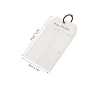 UTHCLO 2 Pcs Portable Multi-functional Daily Planner Notepad for Work and Home Lightweight Sturdy Paper Compact Schedule Organizer with To-do List The-go Note Taking