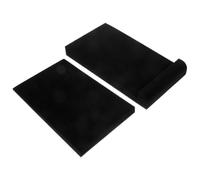 UTHCLO 2 Pcs Speaker Sponge Acoustic Isolation Pads for Monitor Speakers, Black Sponge Material Cushions Reducing Echoes and Reflections, for Recording Studios and Home Theatres