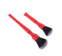UTHCLO 2 Pcs Ultra-soft Detailing Brush for Car Interior and Exterior Cleaning Ergonomic Handle for Air Vents Dashboard Badges and Infotainment Screens Automotive Dusting Tools