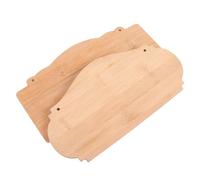 UTHCLO 2 Pieces Bamboo Door Hanging Signs Set, Unfinished DIY Craft Plaques with Rope, Blank Bamboo Plaques for Festival Decoration and Home Wall Décor