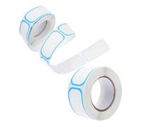 UTHCLO 2 Rolls Blank Writable Label Decals Self-Adhesive Multipurpose Classification Stickers for Freezer Food Storage Office and Home Organization