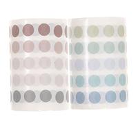 UTHCLO 2 Rolls Gradient Colored Dot Stickers DIY Decorative Decals for Planners and Diaries Sealing and Crafting Sticky Labels Creative Round Dot DIY Labels for Handbooks and Scrapbooking