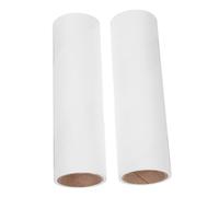 UTHCLO 2 Rolls Sticky Roller Paper Heavy Duty Lint Roller Lint Toller Portable Mini Dog Cat Pet Hair Remover for Clothes Refills Hot Melt Adhesive White