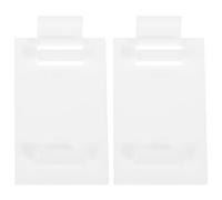 UTHCLO 2 Sets Adhesive Hooks Mounting Bracket Rack 2.36x1.26x0.24in Plastic No-drill Mounting Secure and Stable Sleek Elegant Roller Blind Accessory Replacement Roller Blind Curtain Parts