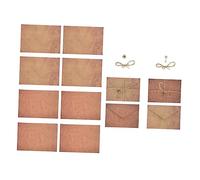 UTHCLO 2 Sets Vintage Writing Paper and Envelopes for Valentines Festival Portable Household Letter Papers with Romantic Four-Leaf Clover and Key Designs for Expressing Emotions and
