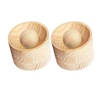 UTHCLO 2 Sets Wooden Dumpling Skin Pressers with Comfortable Grip and Even Dough Pressing Manual Dough Press Tool for Tortilla for Family Gatherings and Kitchen Use