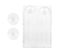 UTHCLO 2 Suction Cups Coral Rack Plant Cup Breeding Aquatic Plants Smooth Surface Quality Acrylic Permeable Holes in The Side Double Suction for Aquarium Tank Aquatic Fish