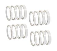UTHCLO 20 Rolls Double Sided Adhesive Carpet Tape White Self Adhesive Sticky Tapes for Office and Craft Use Various Each High Adhesion Easy to Cut and Apply