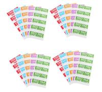 UTHCLO 20 Sheets Moving Box Labels Adhesive Color Coded Stickers for Kitchen Bathroom Bedroom Living Fragile Items Writable Name Moving Stickers for Organizing Packing