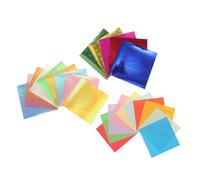UTHCLO 200pcs DIY Decorative Folding Craft Paper Set Embossed Paper for Handicrafts Easy to Use for Creative Projects