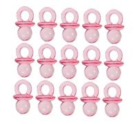 UTHCLO 200pcs Mini Clear Acrylic Pacifiers for Showers Baptisms Celebrations Shower Decorations Table Scatter Game Favors Packaged for Easy Use
