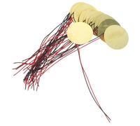 UTHCLO 20pcs 27mm Piezo Trigger Buzzers with Copper Leads Passive Piezoelectric Discs for Acoustic Instruments Guitar Sound Sensor Transducers