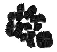 UTHCLO 20pcs Black Plastic Closet Connectors for Wire Storage Cubes DIY Assembly Strong Clips for Cabinet Wardrobe Shoe Shelf Organization and Shelving Systems