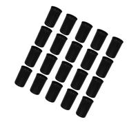 UTHCLO 20pcs Black Plastic Film Canisters with Lids for Camera Reel Storage and Bead Organizer, Lightproof Film Storage Containers for Photography and Craft Supplies