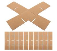 UTHCLO 20pcs Box Dividers Cardboard Box Divider for Dish 13x3" Precise Fit Resist Bending Retail Organizing Kitchen Dishes for Fragile Goods