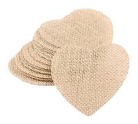 UTHCLO 20Pcs Christmas Hanging Burlap Cutouts Ornaments Unfinished Decorations for Xmas Tree Door Wall Crafting DIY Painting Staining Easy to Hang