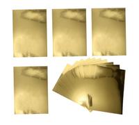 UTHCLO 20Pcs Gold Metallic Mirror Cardstock Handmade Paper for Arts and Crafts with Glossy Reflective Finish Suitable for S DIY Origami Journals and Creative Projects