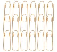 UTHCLO 20pcs Golden Trumpet Water Key Spit Valve Springs 25.2mm High Grade Metal Musical Instrument Fittings Small Size Easy to Carry for Wind Instruments and Trombone
