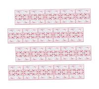 UTHCLO 20pcs Love Printed Napkins Valentine's Day Paper Napkins with Strong Absorbency Versatile Usage Unique Print Design Romantic Atmosphere for Dinner Table Party