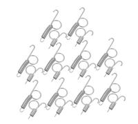 UTHCLO 20pcs Multifunctional Spring Cage Door Hooks Easy-install Pull Ring Lock Clips Prevent Escape Suitable for Left Right Hinge Doors