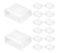 UTHCLO 20pcs Professional Basketball Referee Whistle with Replaceable Plastic Whistle Cover, Easy to Disassemble and Install, Protective Simple Structure Design for Outdoor Sports