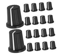 UTHCLO 20pcs Rotary Potentiometer Control Knobs Caps for Speed Adjustment Audio Volume Control Compatible with Mixers Consoles Dj Equipment Ergonomic Plum Blossom Handle