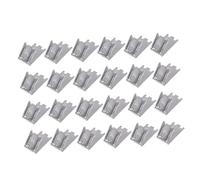 UTHCLO 20PCS Stainless Steel Freezer Shelf Support Hooks for Refrigerator Display Cooler Accessories Wear-Resistant Fridge Freezer Shelf Clips for Kitchen Storage Organisation