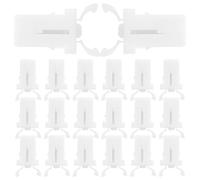 UTHCLO 20pcs White Trash Can Lock Replacement Clips with Automatic Locking Mechanism and Press Type Spring Design, Abs Material Bin Switch for Household and Public Areas Garbage Lid