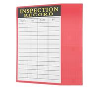 UTHCLO 20sheet Warehouse Inspection Record Cards for Shipping Pallet Inventory Tracking Date Logging and Maintenance Workshop Quality Control Cards for Efficient Transport Management