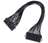 UTHCLO 24-pin Male to Female Power Extension Cable 18awg Pure Copper 30cm for Atx Motherboard Internal PC Power Supply Upgrade