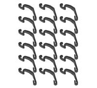 UTHCLO 24pcs Black Fixed Buckle Wire Cage Clips Detachable Connector Clamp for Small Animal Cages Universal Fit and Secure Design for Rabbit and Hamster Travel and DIY Assembly