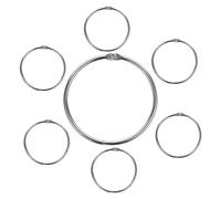 UTHCLO 24pcs Metal Shower Curtain Hooks Rings Iron Drapery Holders for Bathroom Rods Circular Curtain Rings for Home Use