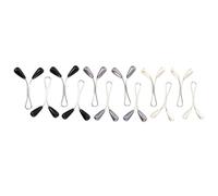 UTHCLO 24pcs U-shaped Pearl Scarf Hijab Fixing Clips for Women, Steel Needle with Decorative Pearl, Easy to Wear and Sturdy Silk Scarf Brooch Pins Suitable for Weddings and Parties
