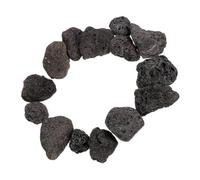UTHCLO 250g Black Volcanic Lava Rock 2-4cm Porous Aquarium Decorative Stones for Fish Tank Landscaping, Succulent Soil Additive and Garden Plant Pot Rocks