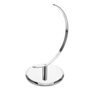 UTHCLO 25cm Terrestrial Globe Base Pedestal for Desk and Tabletop with Silver Plastic Material, Easy Observation Feature, for Education and Office Use, Stylish and Minimalist Globe Stand