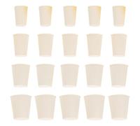 UTHCLO 25pcs Solid Rubber Sealing Plug Test Tube Plug Waterproof Heavy-duty Equipment Isolation Beige Rubber for Scientific Research