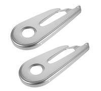 UTHCLO 2pcs Bike Chain Guard for Mountain Bikes, Iron Chain Slap Protector with Stable Design and Silent Performance, Semi-enclosed Frame Guard Suitable for Mountain and Road Use Commutes