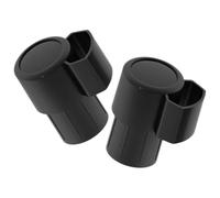 UTHCLO 2pcs Black Plastic Tenor Saxophone End Plug Caps, Bent Neck Key Protectors for Maintenance and Preventing Collisions, for Use on The Go Or at Home