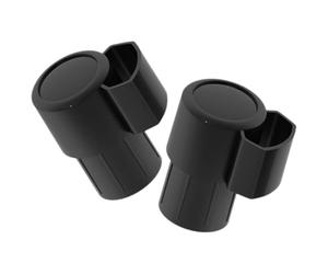 UTHCLO 2pcs Black Plastic Tenor Saxophone End Plug Caps, Bent Neck Key Protectors for Maintenance and Preventing Collisions, for Use on The Go Or at Home